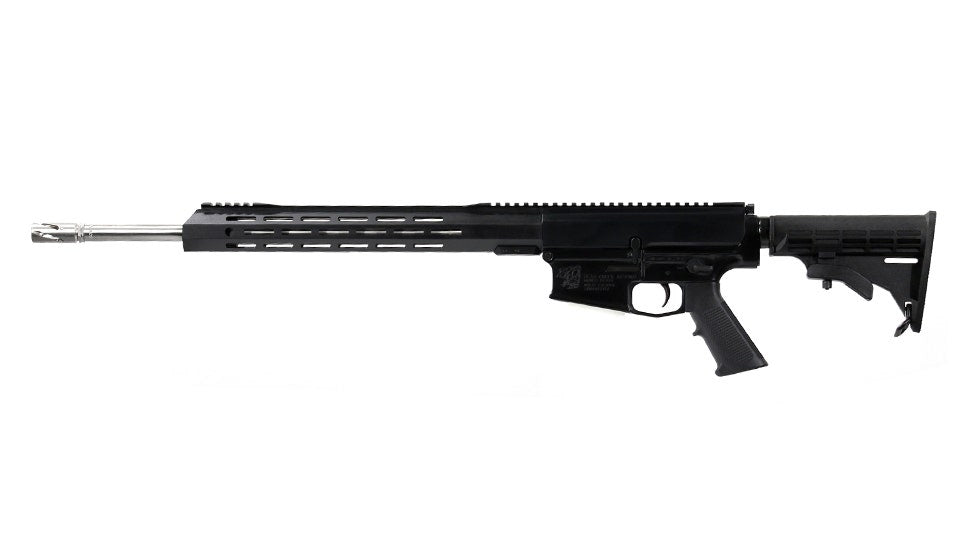 BC-10 .243 Winchester Side Charging Complete Rifle, 20" Stainless Heavy Barrel, 1:8 Twist, Rifle Length Gas System, 15" M-LOK Rail