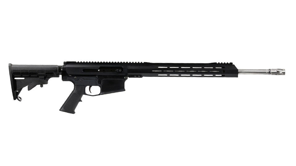 BC-10 .243 Winchester Side Charging Complete Rifle, 20" Stainless Heavy Barrel, 1:8 Twist, Rifle Length Gas System, 15" M-LOK Rail