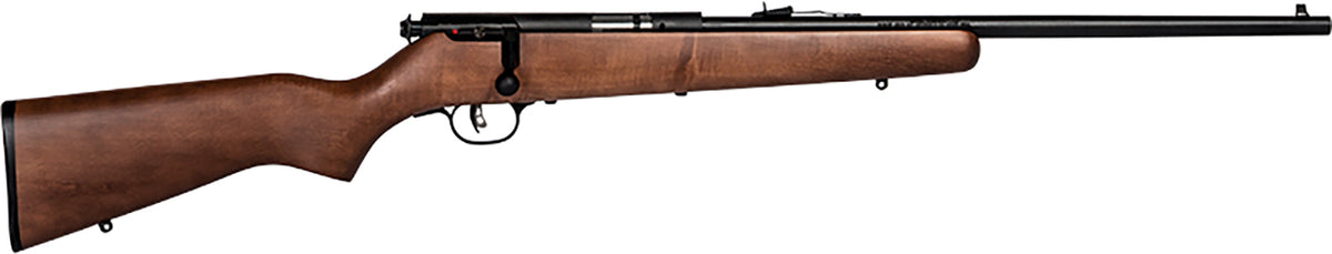 Savage Arms 60702 Mark I G Youth 22 Long/22 Short/22 LR 1rd 19" Black Satin Button Rifled Barrel, Satin Black Drilled & 