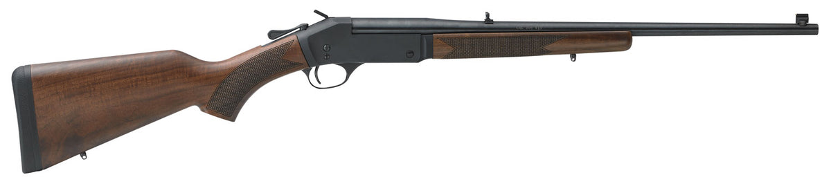 Henry H015223 Single Shot  223 Rem Caliber with 1rd Capacity, 22" Barrel, Overall Blued Metal Finish & American Walnut S