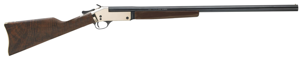 Henry H015B410 Single Shot  410 Gauge with 26" Blued Barrel, 3" Chamber, 1rd Capacity, Polished Brass Metal Finish & Ame