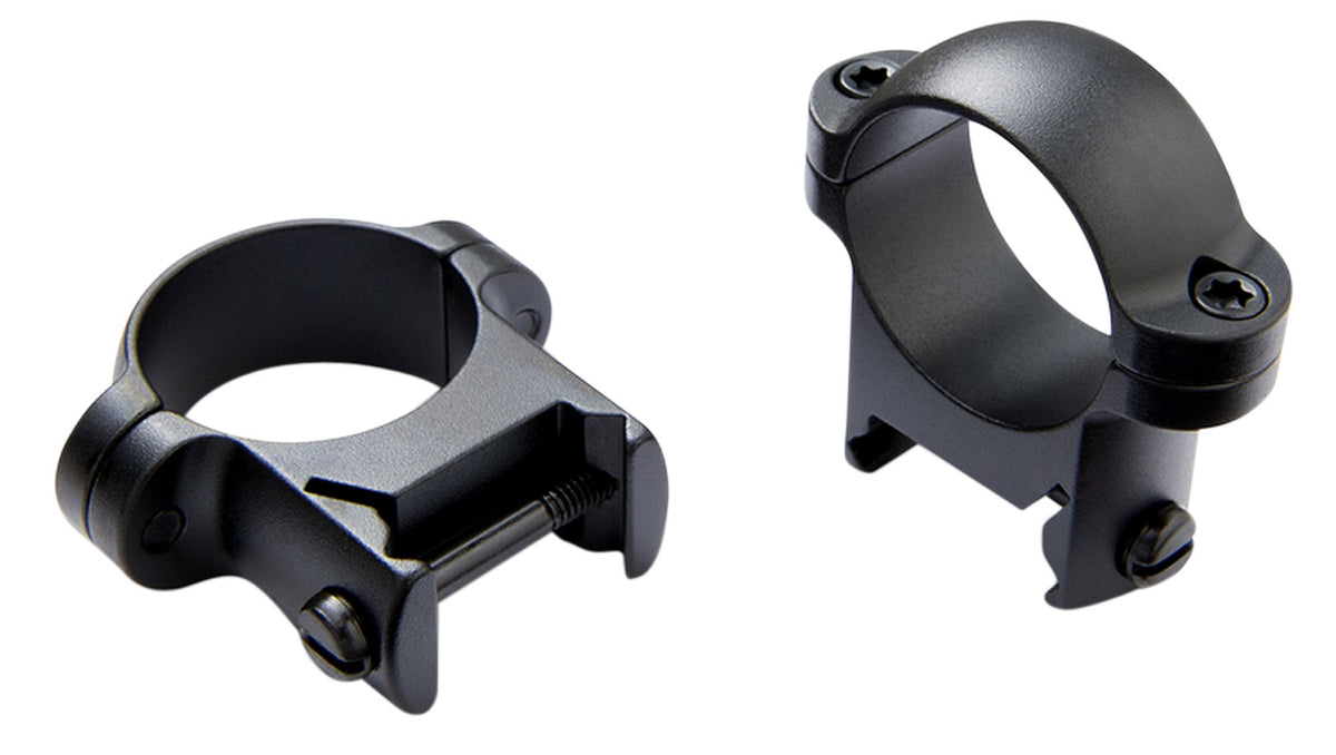 Burris 420080 Zee Rings  Black Gloss 1" Low