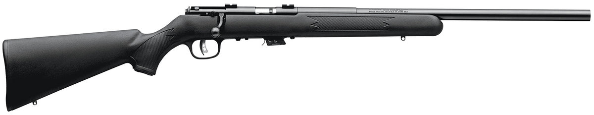 Savage Arms 28700 Mark II FV Full Size 22 LR 5+1 21" Matte Black Heavy Button Rifled Barrel, Matte Black Drilled & Tappe