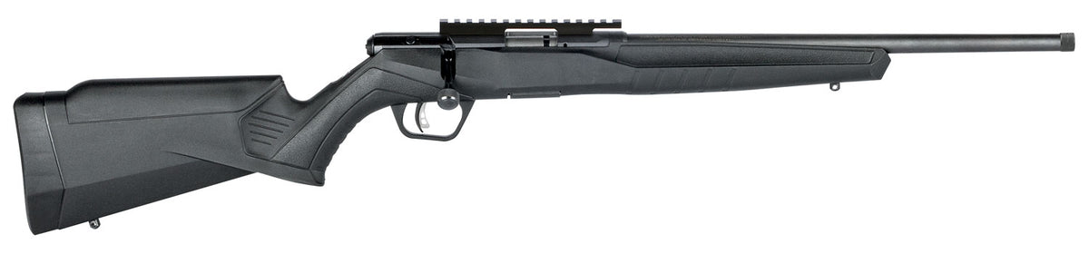 Savage Arms 70503 B Series FV-SR Full Size 22 WMR 10+1 16.25" Matte Black Threaded Barrel, Matte Black Picatinny Rail Ca