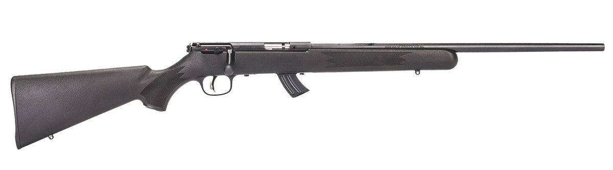 Savage Arms 26702 Mark II F Full Size 17 HM2 10+1 21" Matte Black Button Rifled Barrel, Matte Black Drilled & Tapped Car