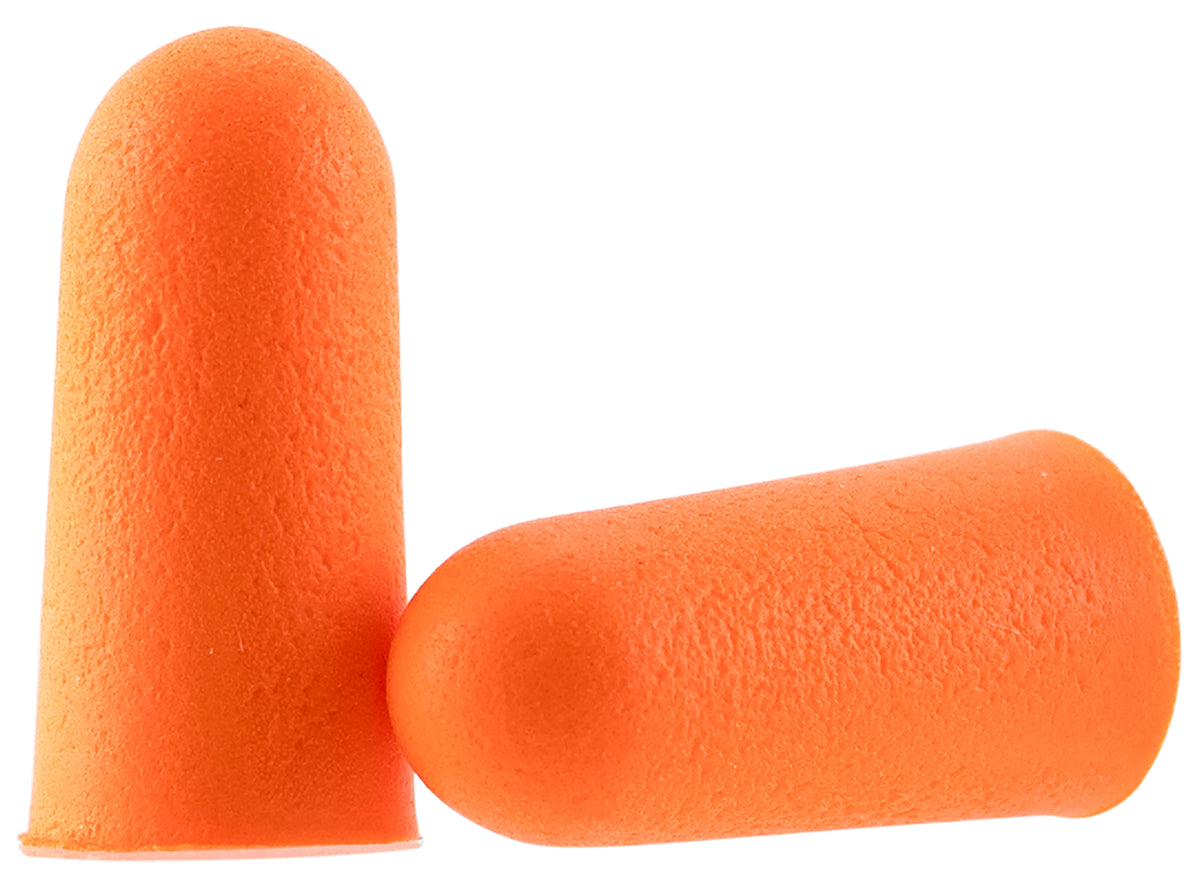 Walker's GWPFP50PK Foam Ear Plugs  Disposable Foam 32 dB Orange 50 Pair
