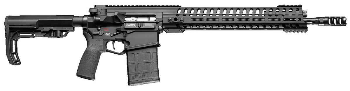 Patriot Ordnance Factory 01235 Revolution Gen4 7.62x51mm NATO 20+1 16.50" Nitride Treated Match Grade Barrel, Black Anod