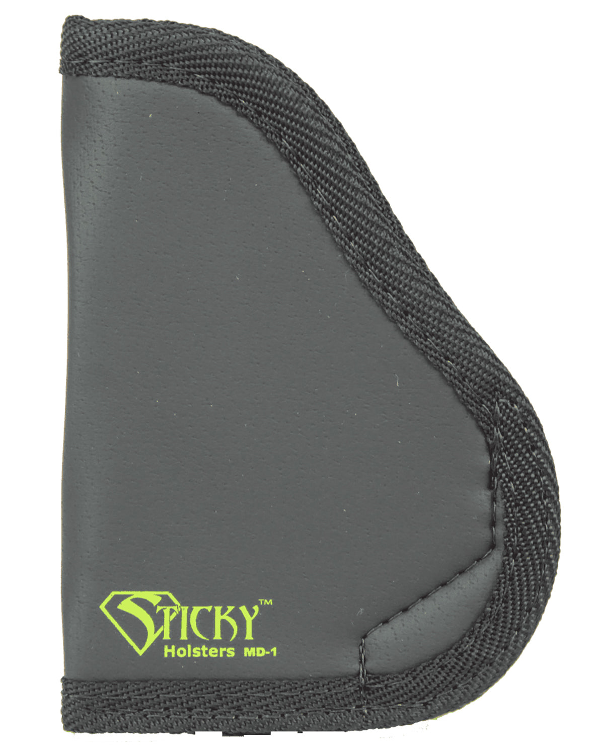 Sticky Holsters MD1 MD-1  Black/Green Latex Free Rubber Fits Small 9mm Ambidextrous