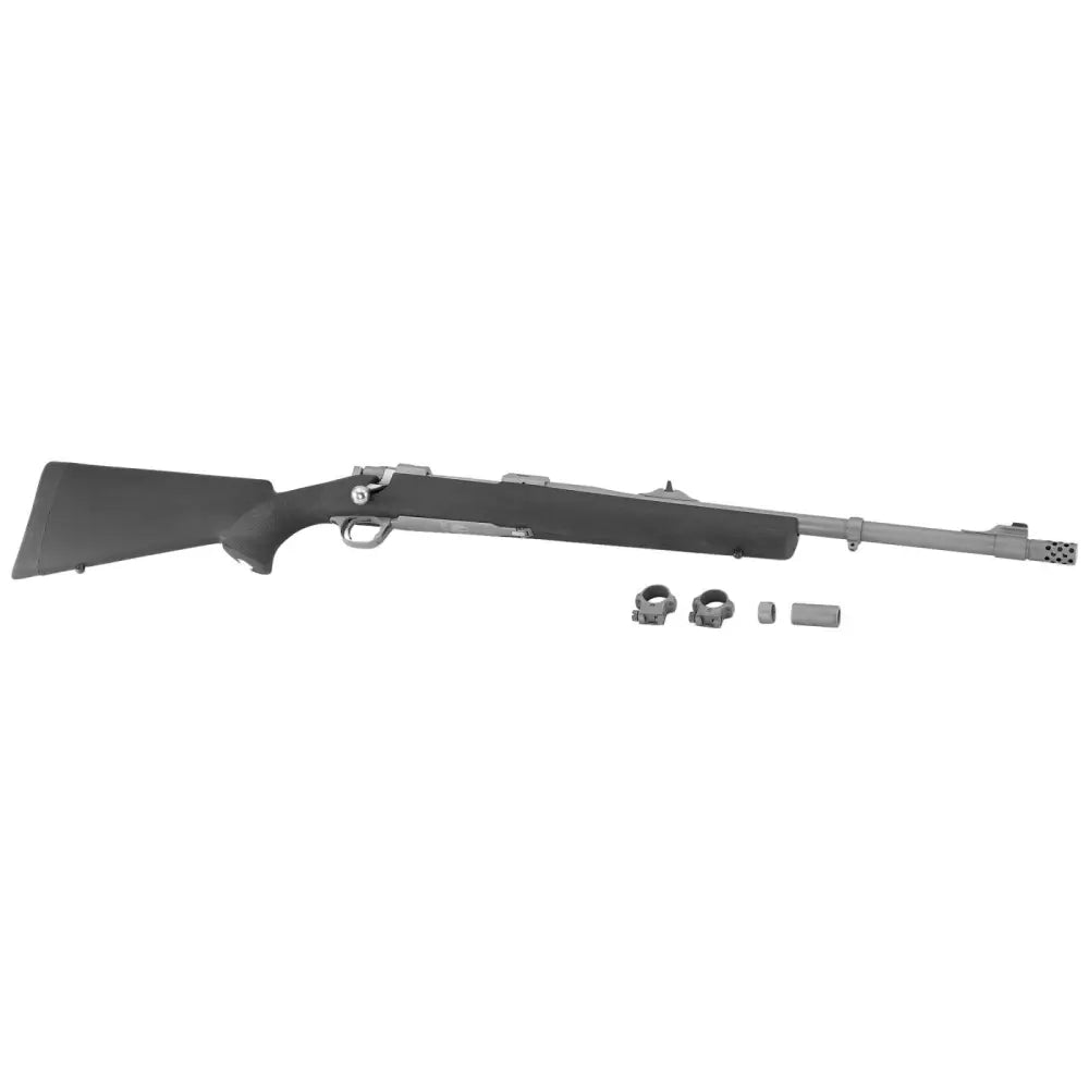 RUGER HAWKEYE ALASKAN 300WM BLT RFL, 20" MTTE STS THRDED, BLK HOGUE STOCK, 3RD