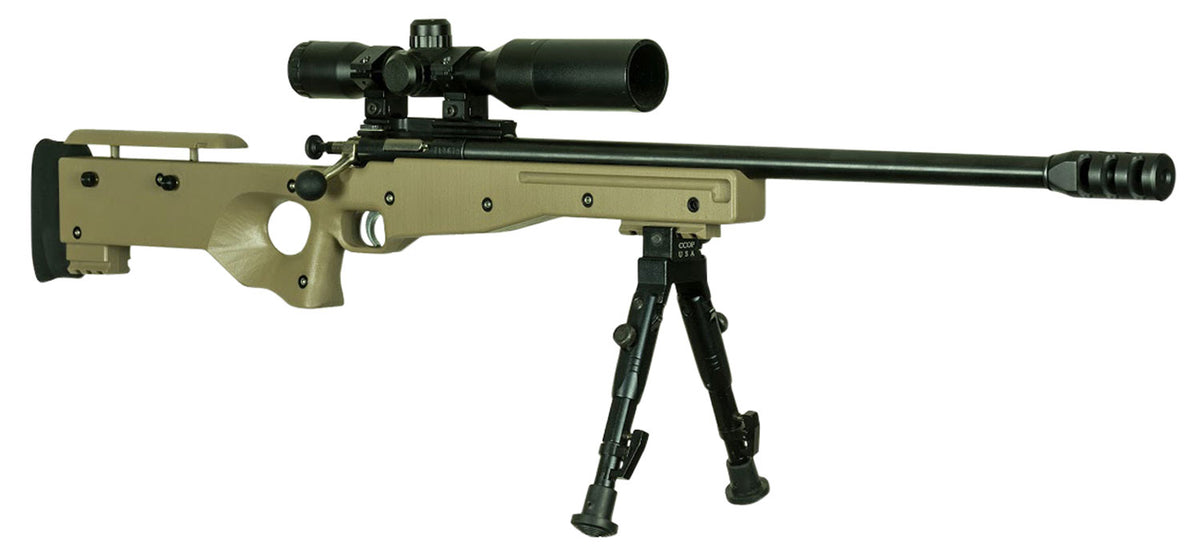 Crickett KSA2152 CPR Complete Package Youth 22 LR 1rd 16.12" Threaded Bull Barrel w/Muzzle Brake, Adjustable Cheek Comb 
