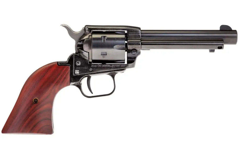 HERITAGE ROUGH RIDER 22LR REVOLVER 4.75" BLACK/COCOBOLO GRIPS 6RD
