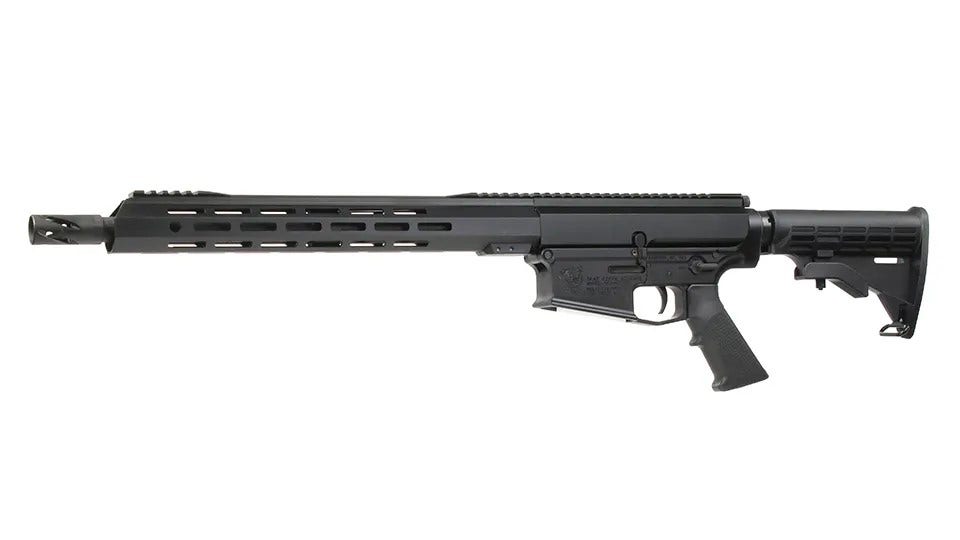BC-10 .308 Right Side Charging Rifle, 16" Parkerized Heavy Barrel, 1:10 Twist, Mid-Length Gas System, 15" MLOK