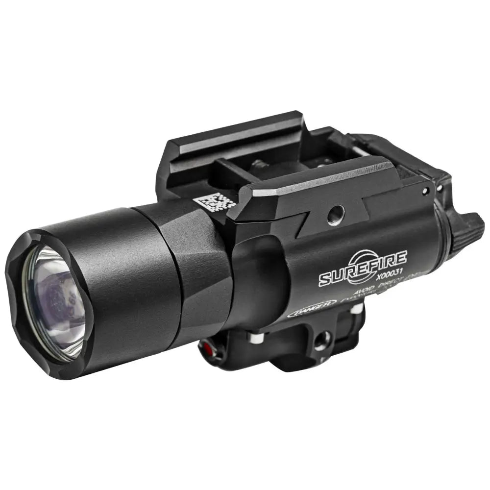 SUREFIRE X400 ULTRA 1000LM + RED LASER BLACK RAIL MOUNT Z-XBC