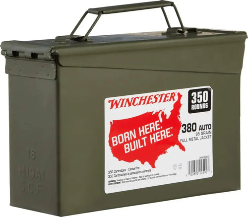 .380 95GR FMJ 350RDS AMMO CAN