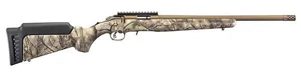 RUGER AMERICAN RIMFIRE FULL SIZE 22LR RFL BB/GO WILD CAMO 18" T.B. 9+1