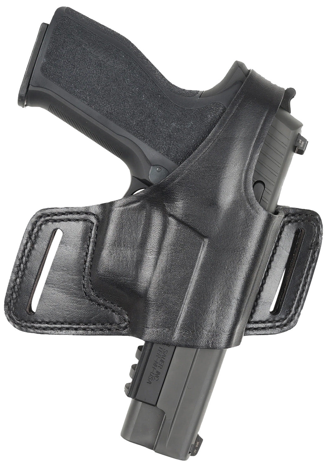Bianchi 15706 Black Widow  OWB Size 01 Black Leather Belt Slide Fits S&W J Frame Fits Taurus 85 Fits Charter Arms Underc