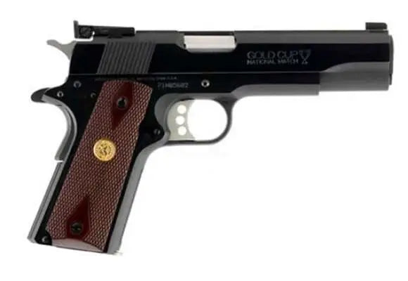 COLT 1911 GOLD CUP NATIONAL MATCH 38 SUPER 5" 9+1 BLUED