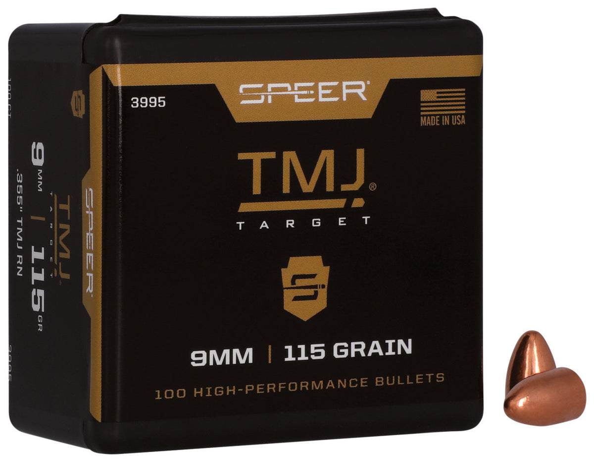 Speer 3995 TMJ  9mm 115gr Total Metal Jacket 100 Per Box/5 Case