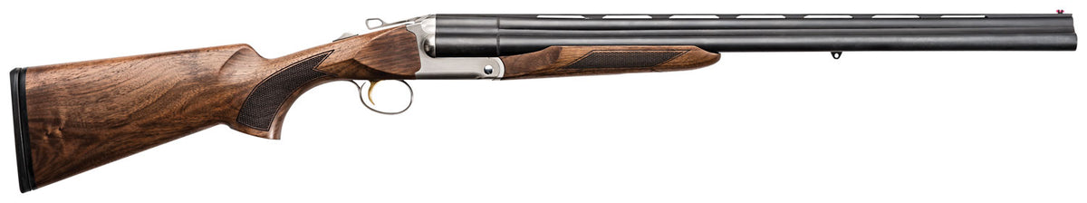 Charles Daly 930078 Triple Crown  12 Gauge 3+1 3" 28" Vent Rib Blued Tripled Barrel, Silver Finished Steel Receiver, Oil