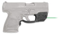 Crimson Trace 0158101 Laserguard  Fits Walther PPS M2, Green Laser Black Polymer