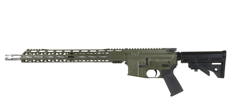 BC-15 .300 Blackout Rifle, 16" 416R SS Heavy Barrel, 1:8 Twist, Carbine Length Gas System, 15" MLOK Split Rail
