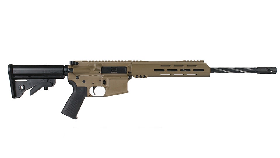 BC-15 .300 Blackout Rifle, 16" Black Nitride Stainless Heavy Barrel - 0.750, 1:8 Twist, Forging Lower, Bear Claw Flutes, Stainless 416R Carbine Length Gas System, MLOK, Split Rail