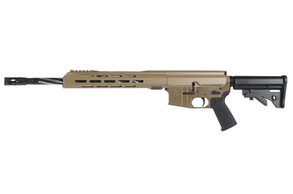 BC-15 .300 Blackout Side Charging Complete Rifle, 16" Black Nitride Stainless Heavy Barrel - 0.750, 1:8 Twist, Forging Lower, Bear Claw Flutes, Stainless 416R Carbine Length Gas System, MLOK, Split Rail