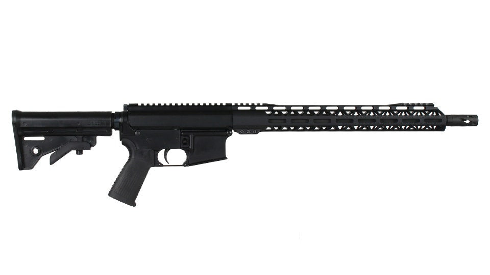 BC-15 .223 Wylde Left Side Charging Complete Rifle, 16" Parkerized Contour Barrel, 1:8 Twist, Carbine Length Gas System, 15" M-LOK Rail