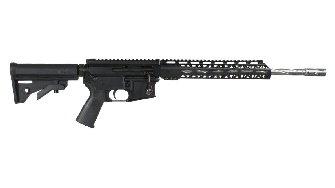 BC-15 | .300 Blackout Bolt Action Style Complete Rifle | 16" Stainless Heavy Barrel | 1:8 Twist | Forged Lower | Spiral Flutes | MLOK | 12" Split Rail