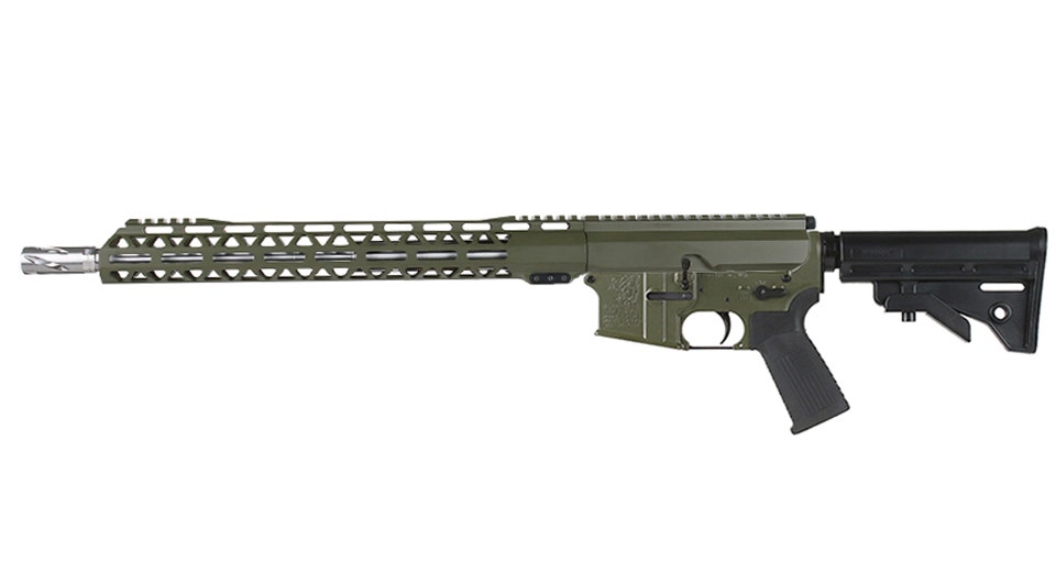 BC-15 .300 Blackout Bolt Action Style Rifle, 16" 416R SS Heavy Barrel, 1:8 Twist, Talon 15" MLOK Split Rail