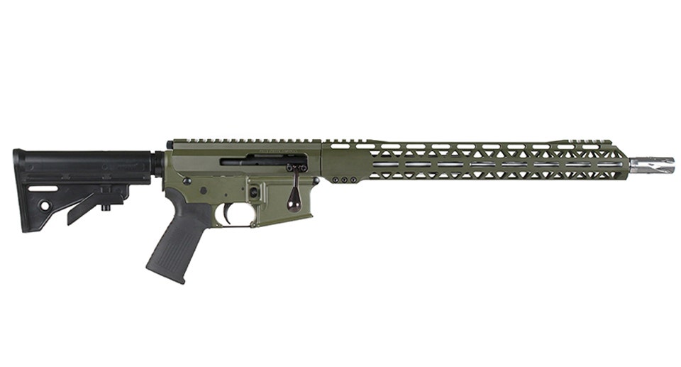 BC-15 .300 Blackout Bolt Action Style Rifle, 16" 416R SS Heavy Barrel, 1:8 Twist, Talon 15" MLOK Split Rail