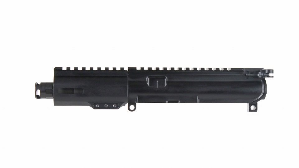 BC-15 5.56 NATO Forged Complete Upper Assembly, 4.5" Parkerized Contour Barrel, 1:7 Twist, Micropistol Length Gas System, 4" M-LOK Rail, Micro Flash Hider