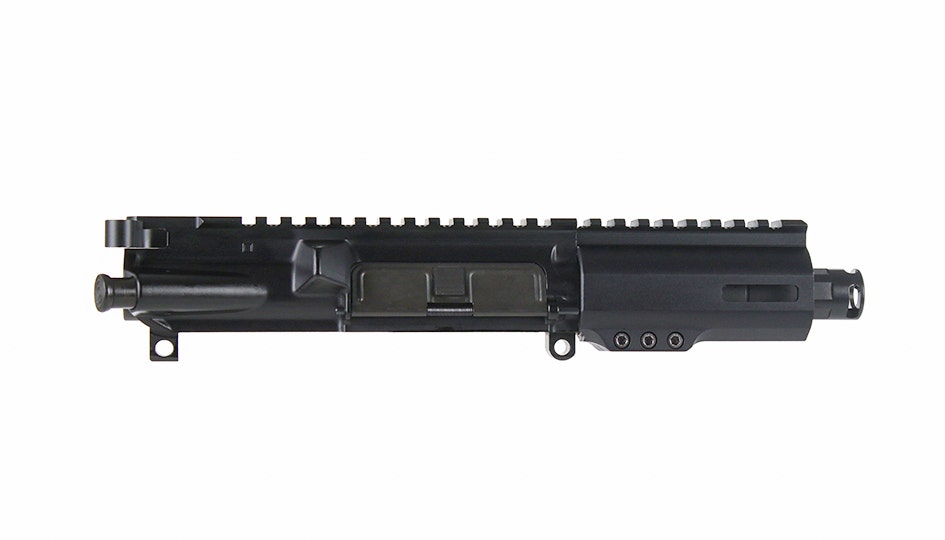 BC-15 .300 Blackout Forged Complete Upper Assembly, 4.5" Parkerized Heavy Barrel, 1:8 Twist, Micropistol Length Gas System, 3.8" M-LOK Rail, Micro Flash Hider