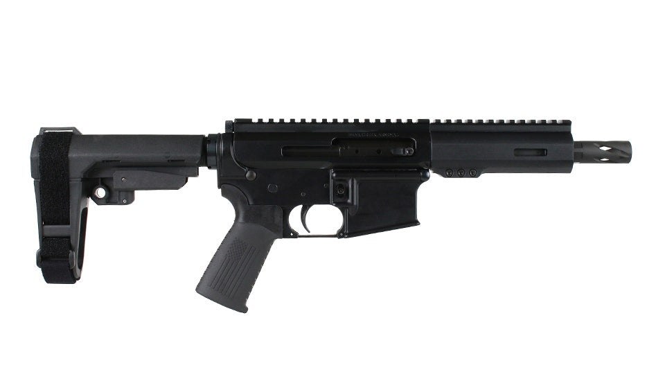 BC-15 7.62X39 Side Charging Complete Pistol, 6" Parkerized Heavy Barrel, 1:10 Twist, Pistol Length Gas System, 5.3" M-LOK Rail, Brace