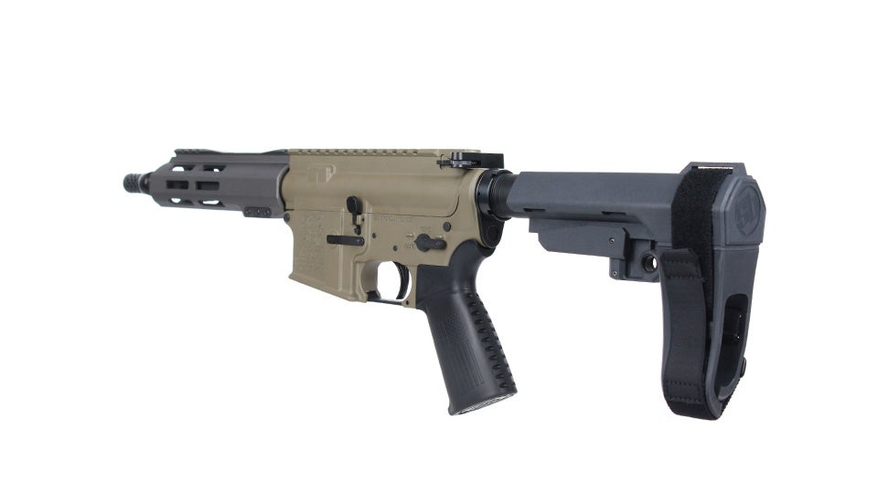 BC-15 .300 Blackout Pistol, 7.5" Parkerized Heavy Barrel, 1:8 Twist, Pistol Length Gas System, 6.5" M-LOK Rail, Brace
