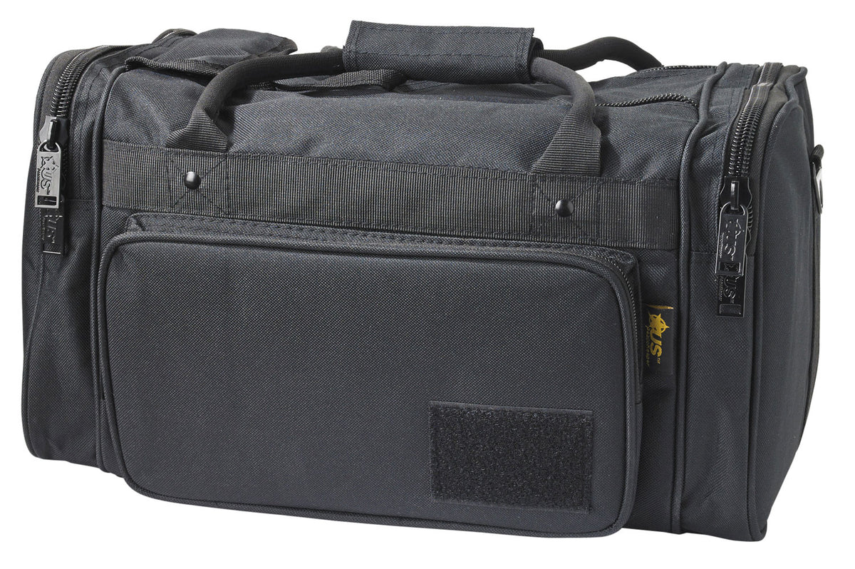 US PeaceKeeper P21115 Medium Range Bag Water Resistant Black 600D Polyester with Pockets, Removable Gun Rug, & Wraparoun