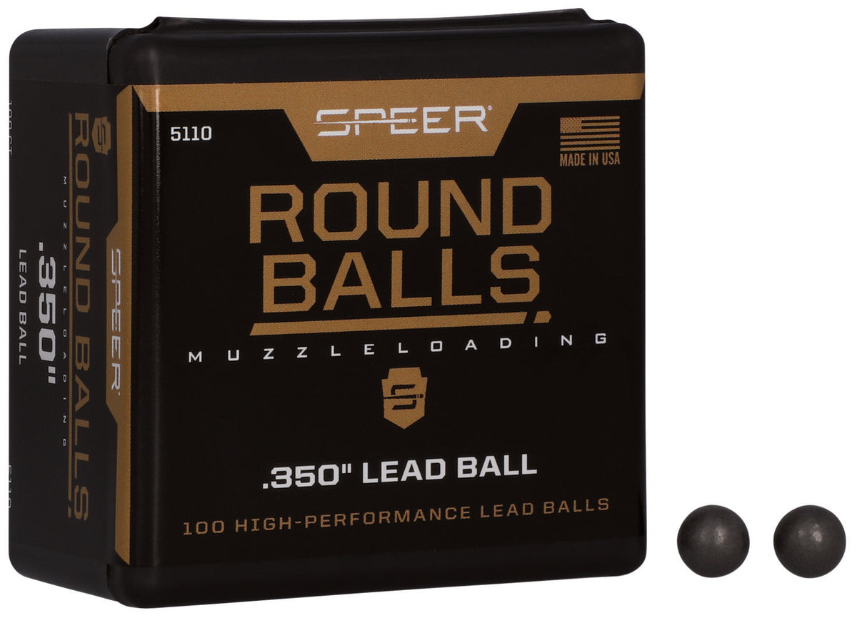 Speer 5110 Lead Balls  36Cal Lead Ball 64gr 100 Per Box/5 Case