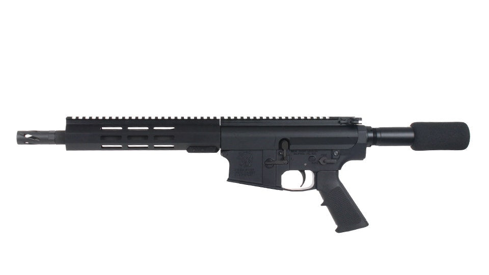 BC-10 .308 Pistol, 10.5" Parkerized Heavy Barrel, 1:10 Twist, Pistol Length Gas System, 9.5" M-LOK Rail