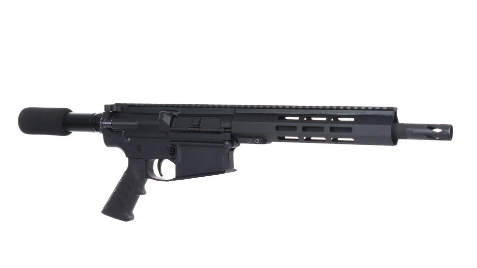 BC-10 .308 Pistol, 10.5" Parkerized Heavy Barrel, 1:10 Twist, Pistol Length Gas System, 9.5" M-LOK Rail