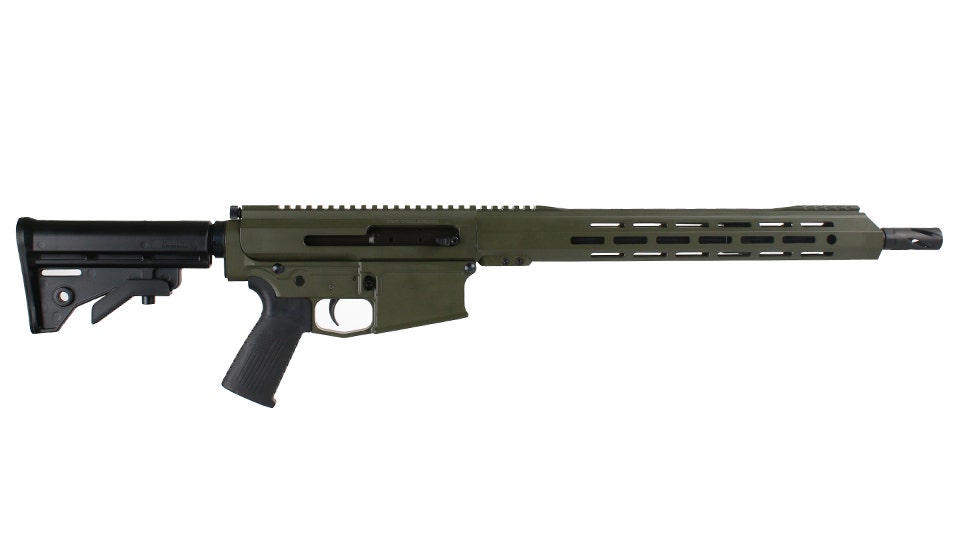 BC-10 8.6 Blackout Right Side Charging Rifle, 16" Parkerized SOCOM Barrel, 1:3 Twist, Carbine Length Gas System, | 15" MLOK
