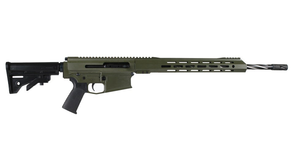 BC-10 .308 Right Side Charging Forged Rifle, 20" 416R SS Black Nitride Bear Claw Fluted Heavy Barrel, 1:10 Twist, Rifle Length Gas System, 15" MLOK Split Rail