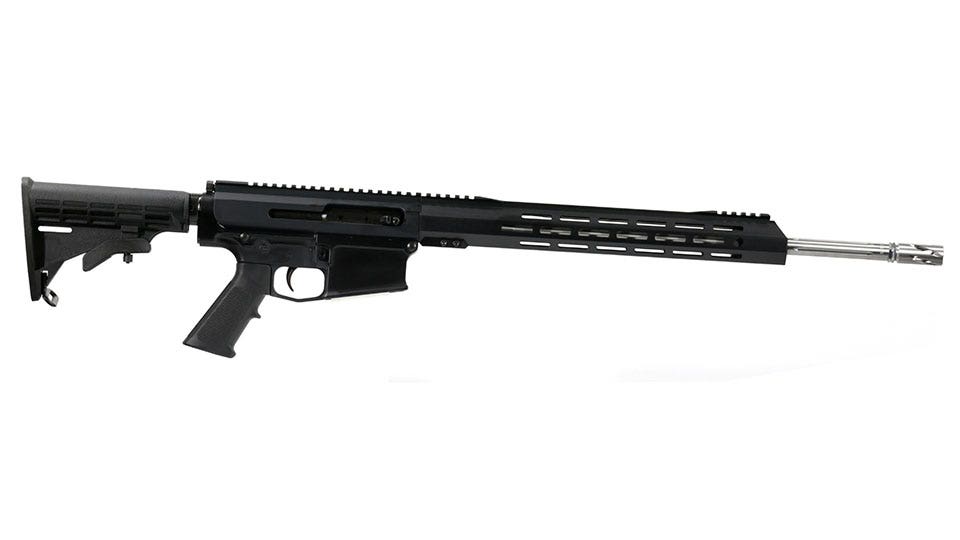 BC-10 .308 Right Side Charging Forged Rifle, 20" 416R SS Straight Fluted Heavy Barrel, 1:10 Twist, Rifle Length Gas System, 15" MLOK Split Rail