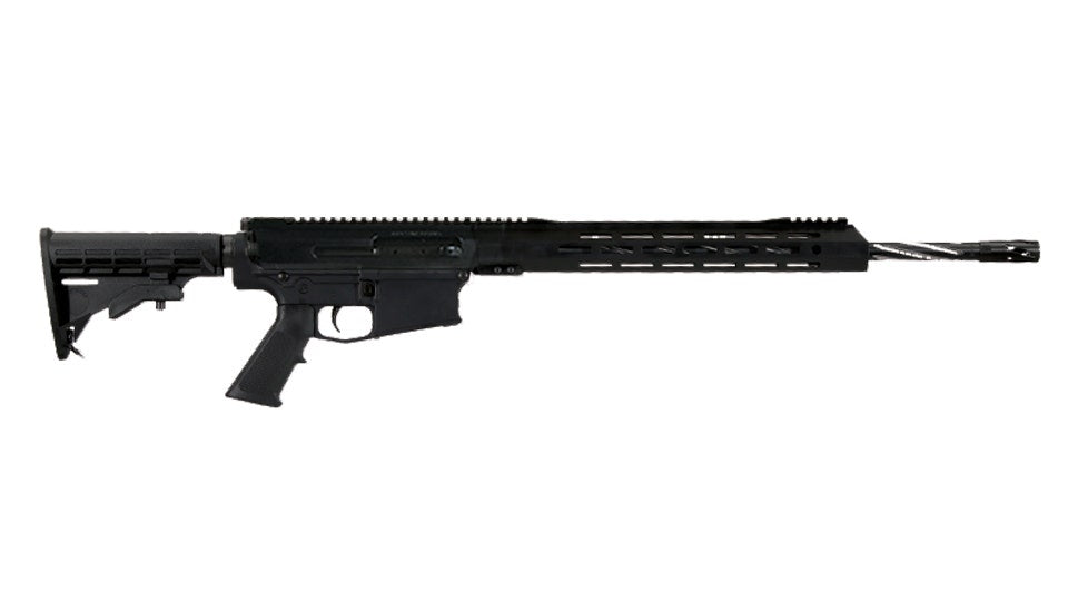 BC-10 .308 Right Side Charging Forged Rifle, 20" 416R SS Black Nitride Bear Claw Fluted Heavy Barrel, 1:10 Twist, Rifle Length Gas System, 15" MLOK Split Rail