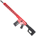 AR 6.5 Creedmoor Custom Semi Auto Rifle 20" Nitride Barrel 18" M-LOK Handguard Magpul PRS Stock- Red