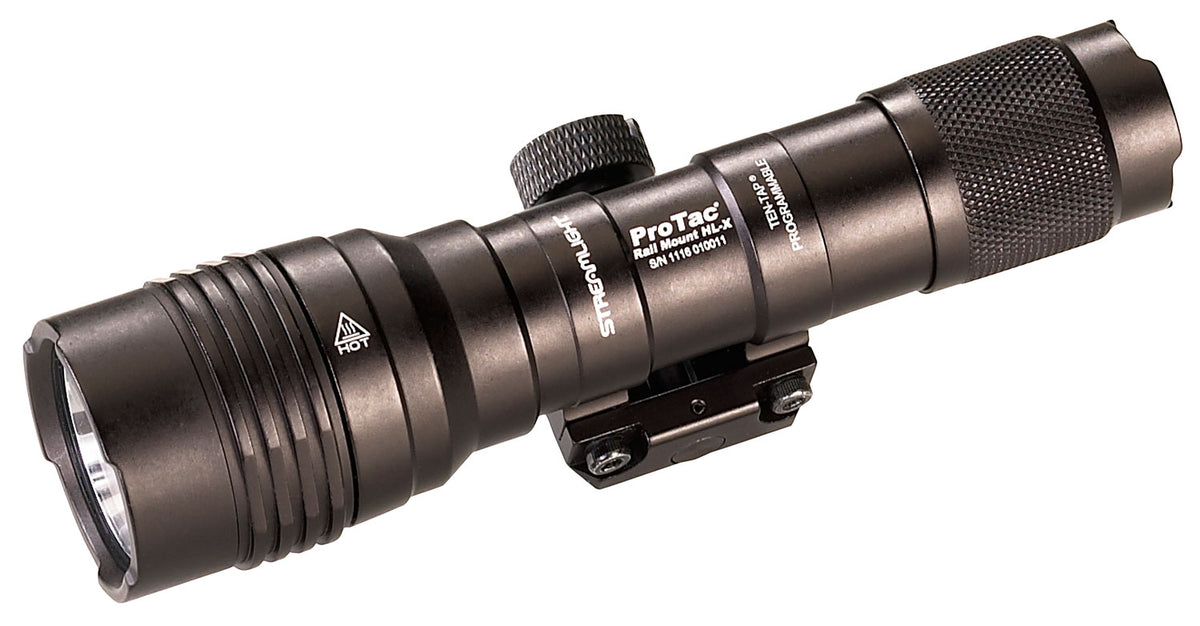 Streamlight 88066 ProTac HL-X Rail Mount Black Anodized Aluminum, 60/1000 Lumens, White LED, 447 Meters Beam, Picatinny 