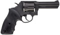 Taurus 2-650041 65  Medium 357 Mag/38 Special +P 6 Shot 4" Matte Black Oxide Barrel, Cylinder & Frame, Black Finger Groo