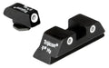 Trijicon 600227 Bright & Tough Night Sights  Green/Tritium White Outline Front Sight-Green/Tritium White Outline Rear Si