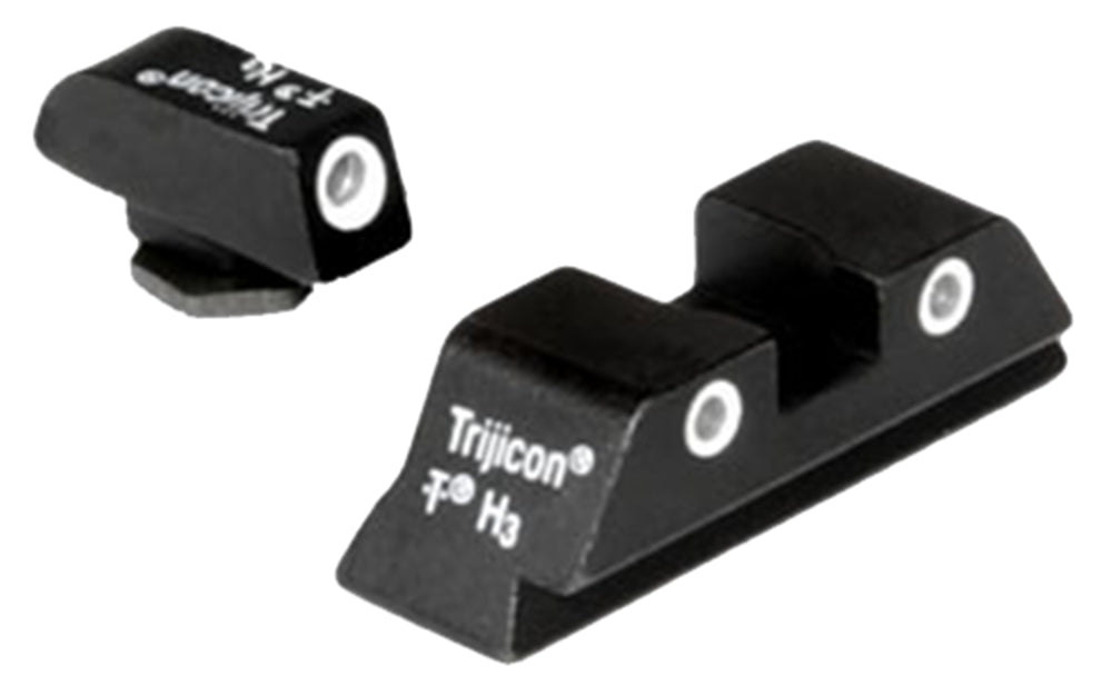 Trijicon 600227 Bright & Tough Night Sights  Green/Tritium White Outline Front Sight-Green/Tritium White Outline Rear Si