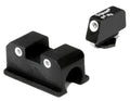 Trijicon 600505 Bright & Tough Night Sights  Green/Tritium White Outline Front Sight-Green/Tritium White Outline Rear Si