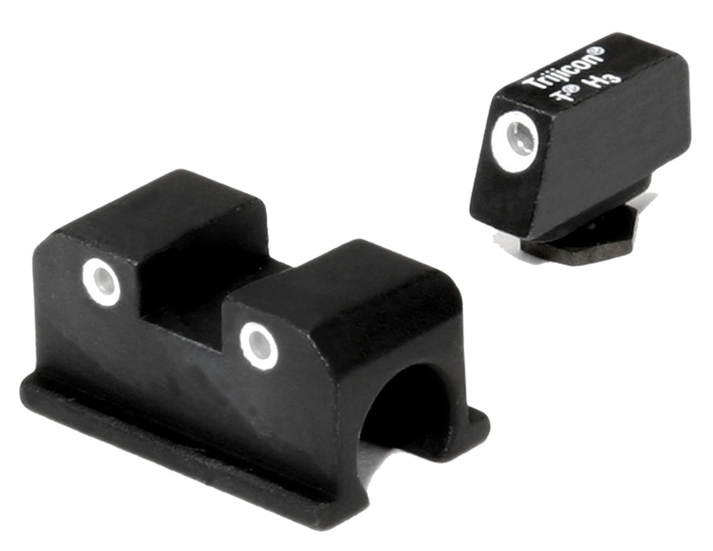 Trijicon 600505 Bright & Tough Night Sights  Green/Tritium White Outline Front Sight-Green/Tritium White Outline Rear Si